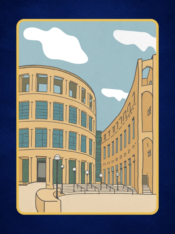 Landmark card, Vancouver Public Library
